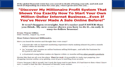 Desktop Screenshot of millionaireprofitsystem.com