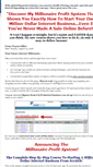 Mobile Screenshot of millionaireprofitsystem.com